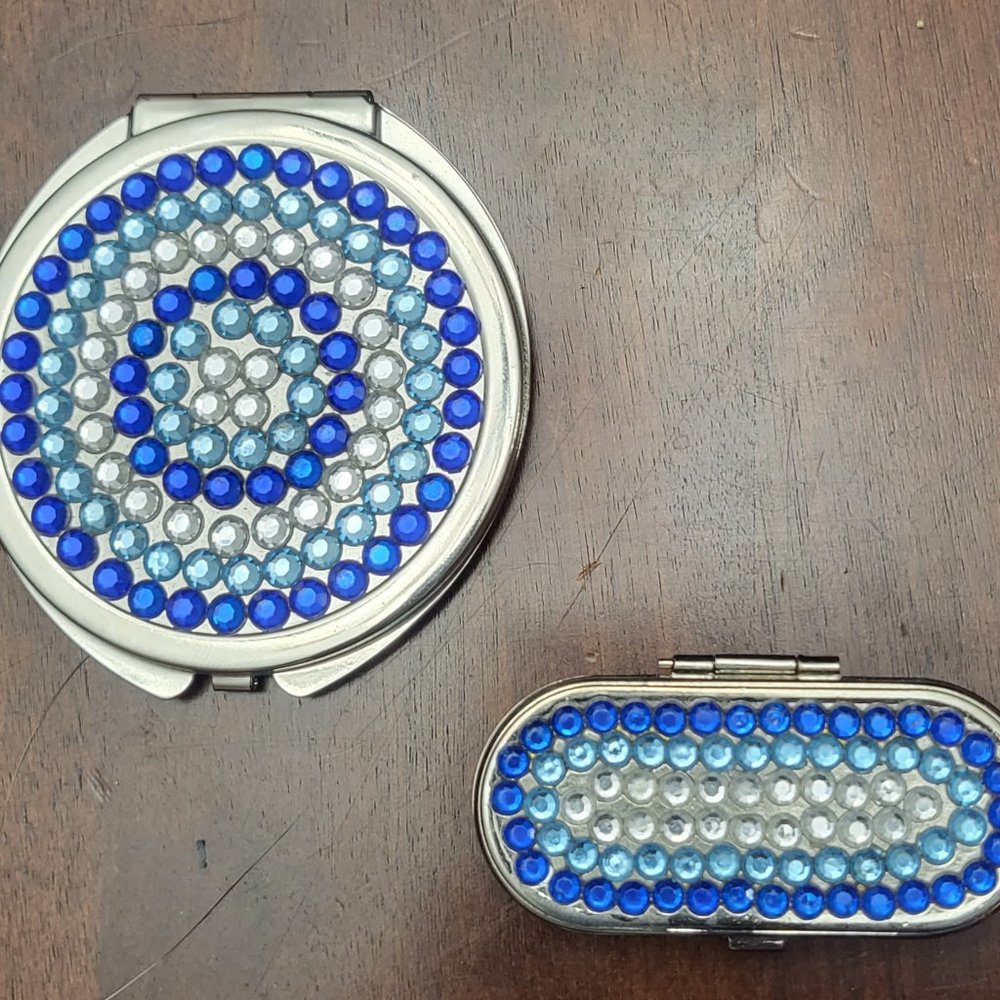 Compact Mirror and Pill Case
